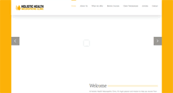 Desktop Screenshot of holistichealthclinic.co.nz